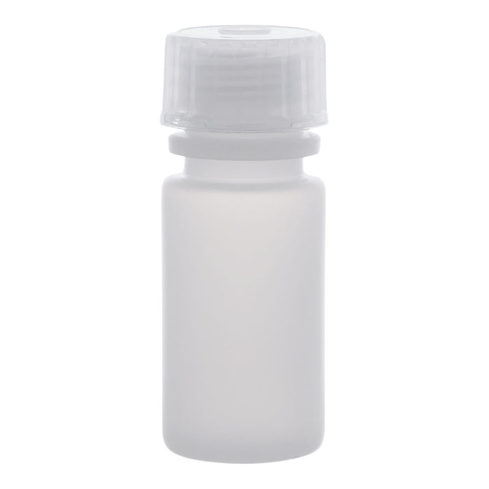 Eisco - Pack of 12, 4mL Narrow Mouth HDPE Translucent Reagent Bottles with Polypropylene Caps, Non-Sterile, Leak-Proof, Chemical Resistant, -100 to 120°C Temperature Range, Laboratory Storage and Transport
