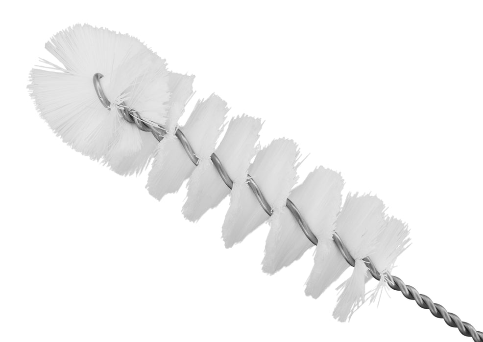 Nylon Cleaning Brush, 8.75" - Fan Shaped End - 1.25" Diameter