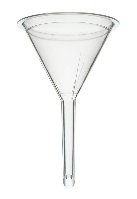 10PK Filter Funnel, 3" - Polypropylene Plastic - Chemical Resistant
