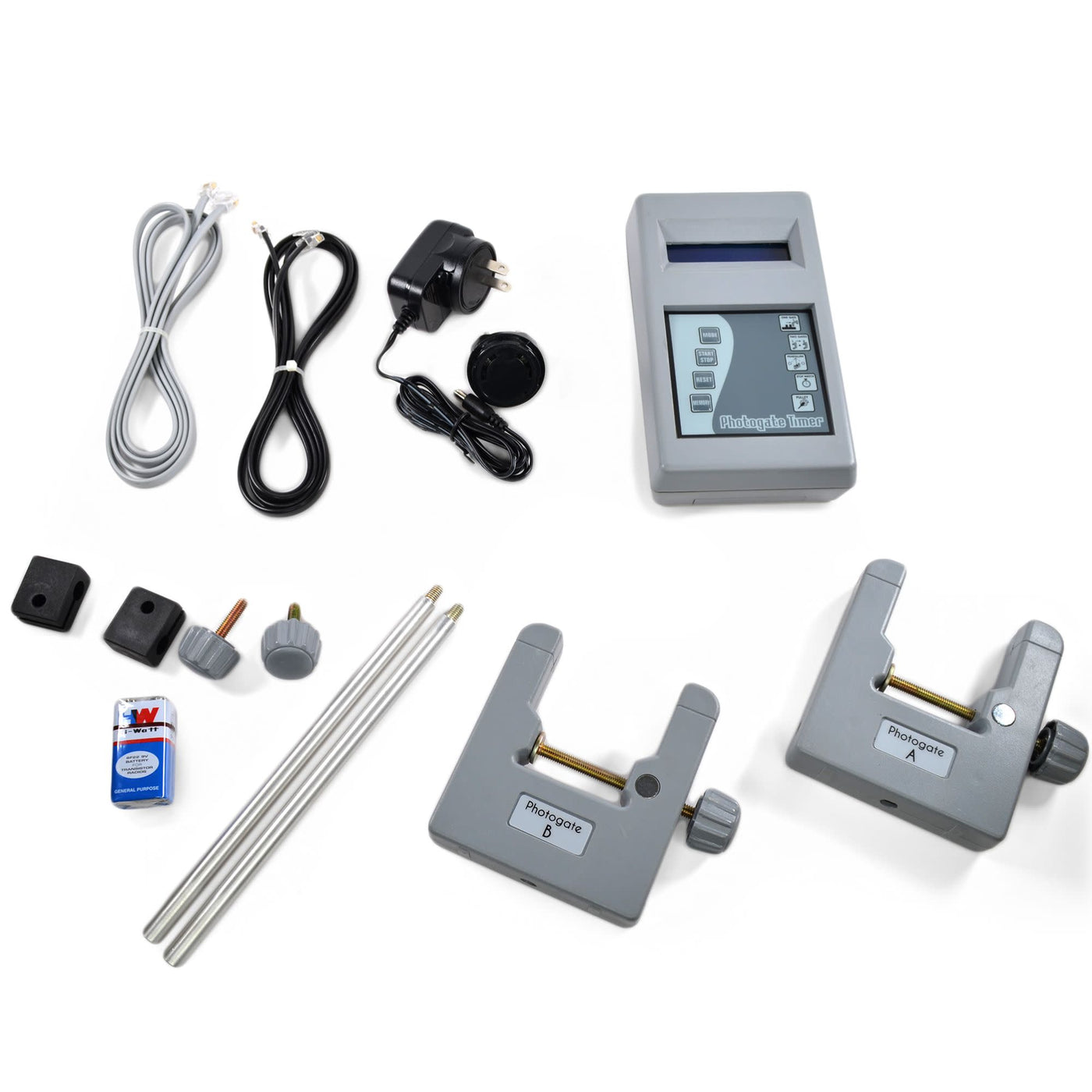 Eisco - Photogate Timer with Five Timing Modes - Includes Pair of Phot ...