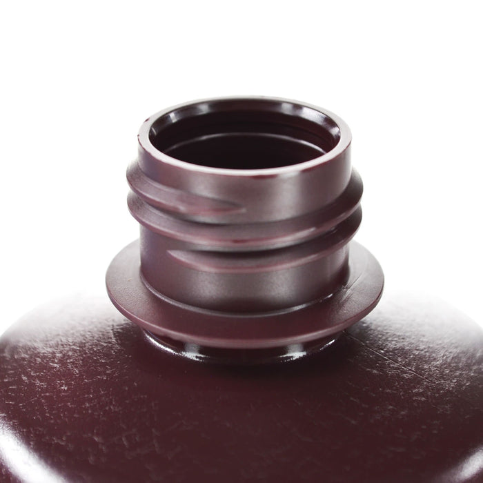 Eisco - Pack of 12 250mL Narrow Mouth Amber HDPE Reagent Bottles with Polypropylene Caps, Non-Sterile, Light-Sensitive Storage, -100 to 120°C Temperature Range, Leak-Proof Tested, Lab Sample Containers