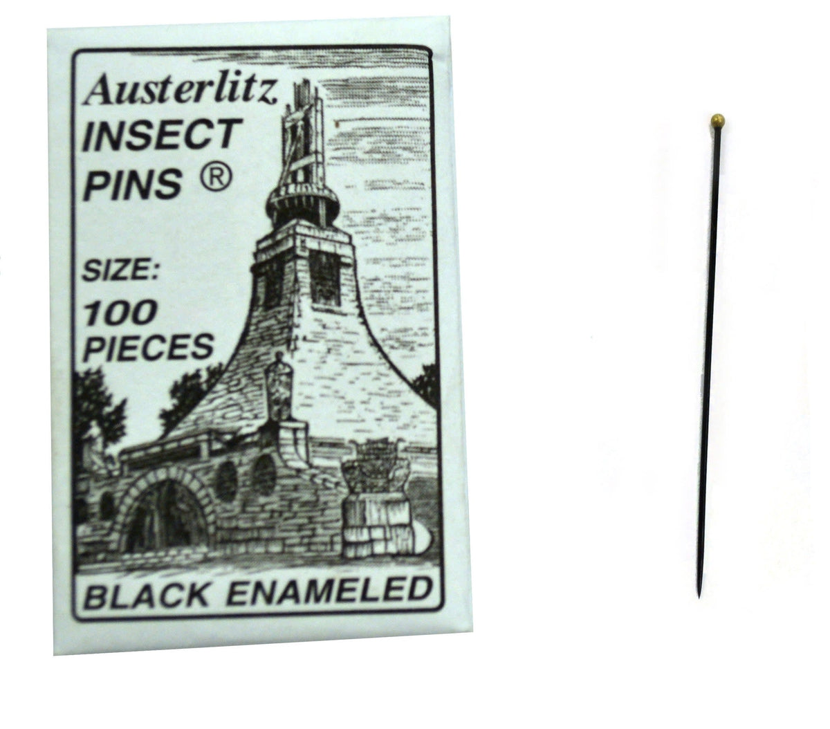 100PK Premium Insect Entomology Dissection Pins, Size 3 - Museum Grade ...
