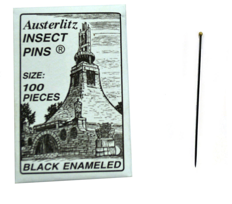 100PK Premium Insect Entomology Dissection Pins, Size 3 - Museum Grade