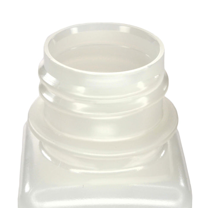 Eisco - Pack of 12, Sterile 60mL Square HDPE Reagent Bottles with Wide Mouth Polypropylene Caps, Translucent, Non-Autoclavable, Leak-Proof, Chemical Resistant, -100°C to 120°C, Ideal for Laboratory and Industrial Use