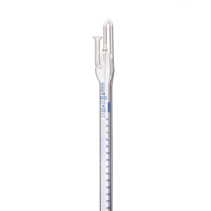 Automatic Zero Burette, 100ml - Class A - 34/35 Joint Size - 0.10±ml Tolerance, 0.20ml Sub. Divisions - 2000ml Reservoir Capacity - Eisco Labs