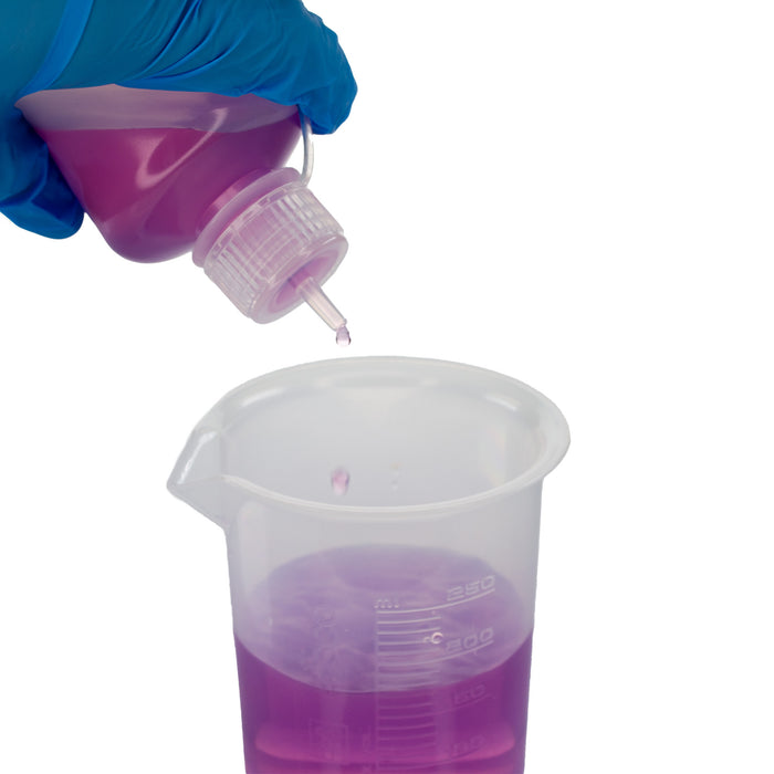 Eisco – LDPE Dropping Bottle Euro Design 125mL Capacity - Precision Drop Control Dispensing of Liquids - For Use in Classrooms and Industrial Applications