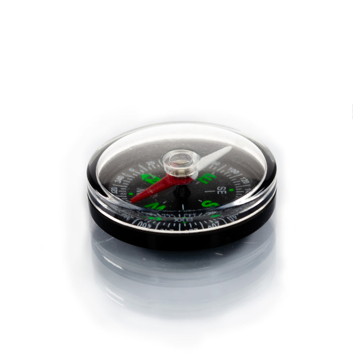 Eisco – Plotting Compass, 35mm Diameter – Plastic Base with Rotating Needle – Ideal for Physics and Earth Science Labs, Navigation Activities