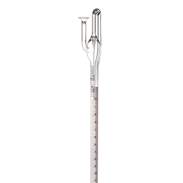 Automatic Zero Burette, 25ml - Class B - 29/32 Joint Size - 0.10Â±ml Tolerance, 0.10ml Sub. Divisions - 1000ml Reservoir Capacity - With Intermediate Stopcock & Schellbach Stripe - Eisco Labs
