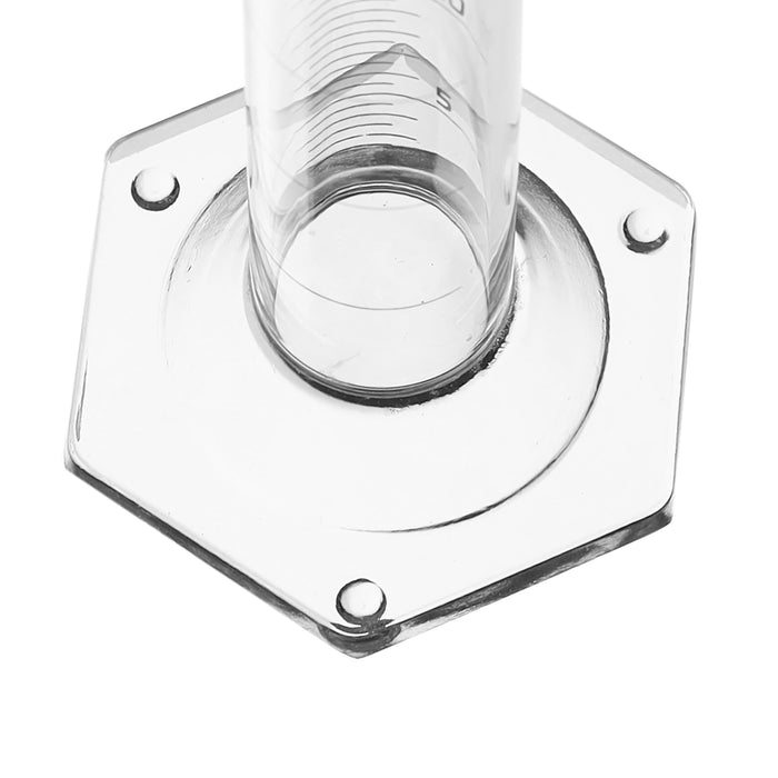 Graduated Cylinder, 25ml - Class A - Blue Graduations, Hexagonal Base
