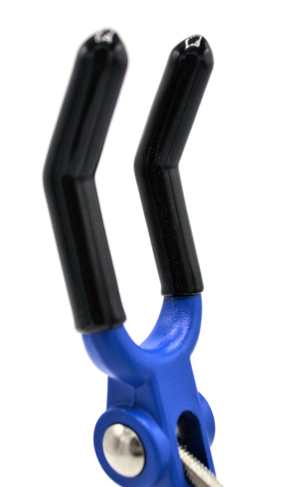 3 Finger Extension Clamp on Stainless Steel Rod - 3.4" Max Opening