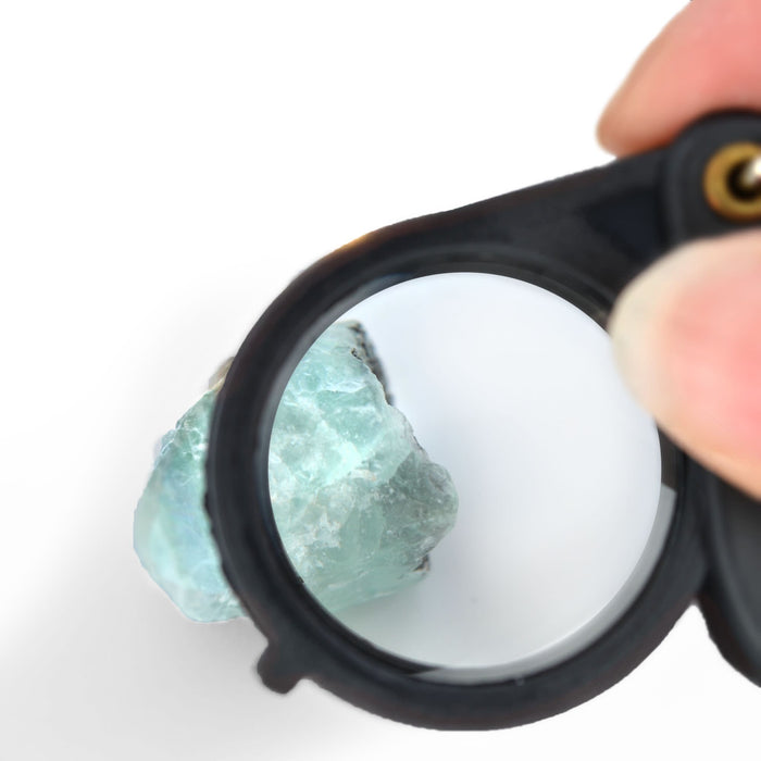 Eisco - Mineral Test Kit with 9 Raw Mineral Samples and Testing Tools - Includes Streak Plate, Magnet, Hand Lens, and More - Classroom and Field Geology Identification Kit