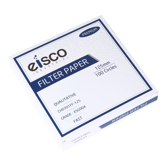 Premium Qualitative Filter Paper, 125mm, Grade ESG004, Pack of 100