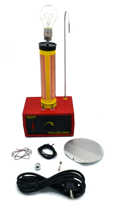 Tesla Coil, Tabletop, 110/120V, 60Hz, Hands-free - Eisco Labs