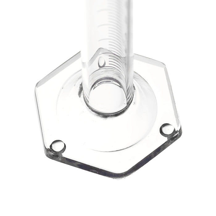 Graduated Cylinder, 10ml - Class B - Blue Graduations, Hexagonal Base
