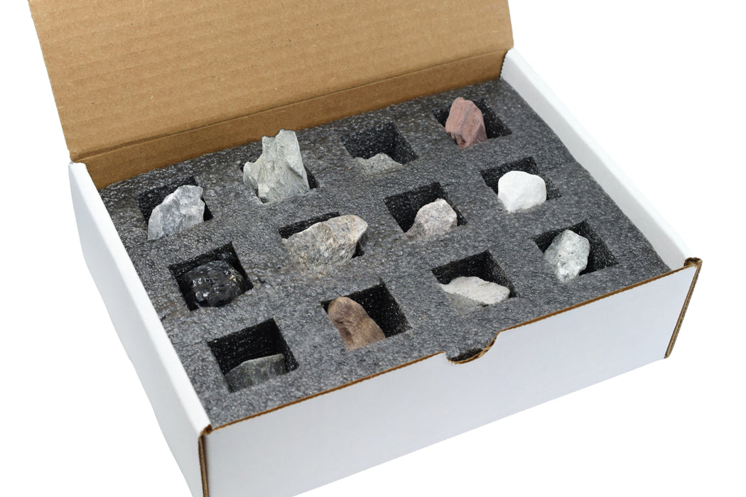 Napa Rocks Kit Rock Cycle Kit, 12 Pcs - Metamorphic, Igneous & Sedimentary Rocks ...