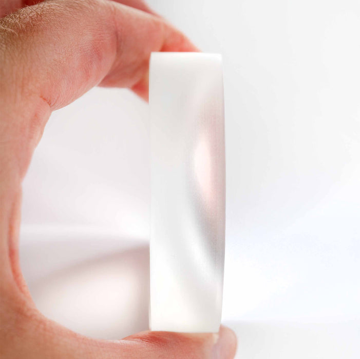 Eisco – Glass Plano-Concave Lens 50mm Diameter x 50mm Focal Length Optical Lens for Diverging Light Science and Physics Experiments