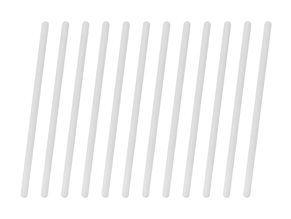 12PK Polypropylene Stirring Rods, 5.9" - Rounded Ends, 6mm Diameter