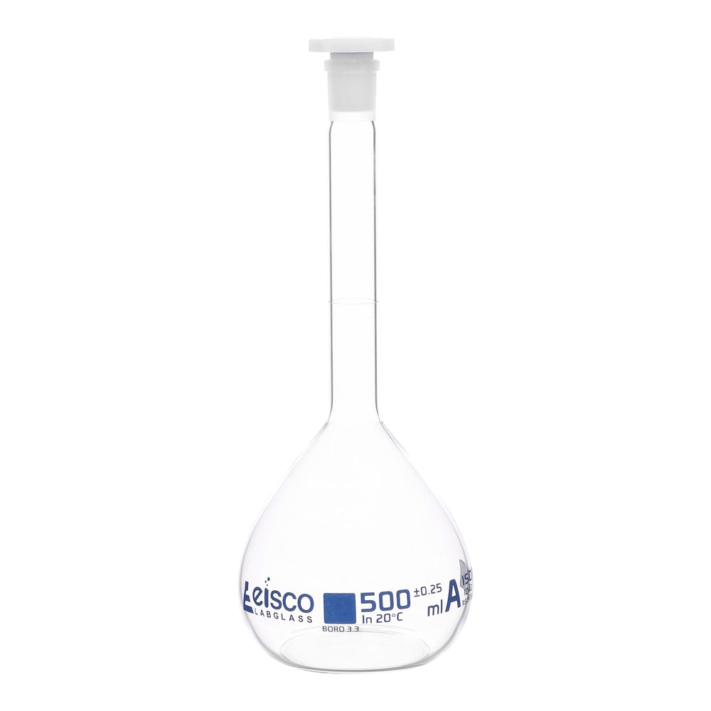 Flacon De Kjeldahl 500 Ml - Verre Borosilicaté (type Pyrex) - Joint 24/29 - Pour Laboratoire De Chimie - Marque Eisco