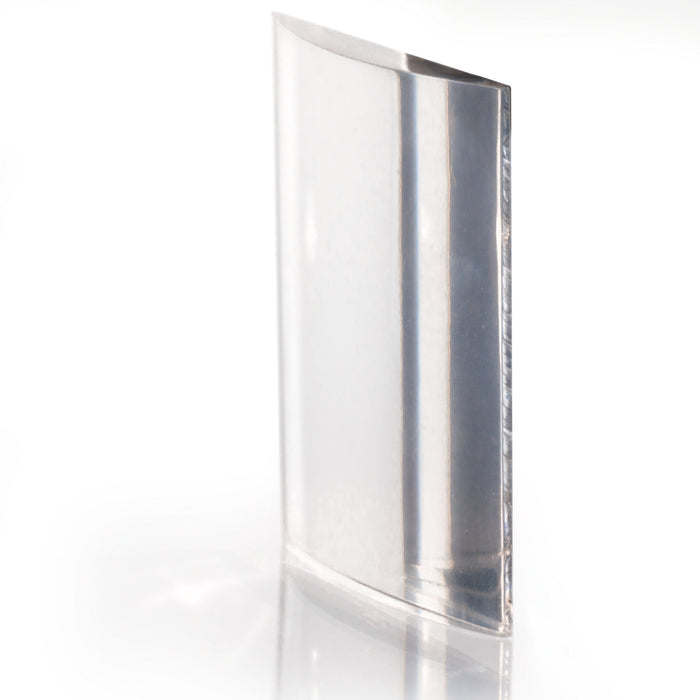 Eisco - Replacement Cylindrical Acrylic Lens for Ray Boxes, 2" x 1.75", Clear Lens for Optical Demonstrations, Refraction & Light Experiments, Classroom, Laboratory & Photography Use