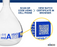 Volumetric Flask, 25mL - Class A - Borosilicate Glass, Polyethylene Stopper, 10/19 Socket - QR Code Marking for Calibration Certificate