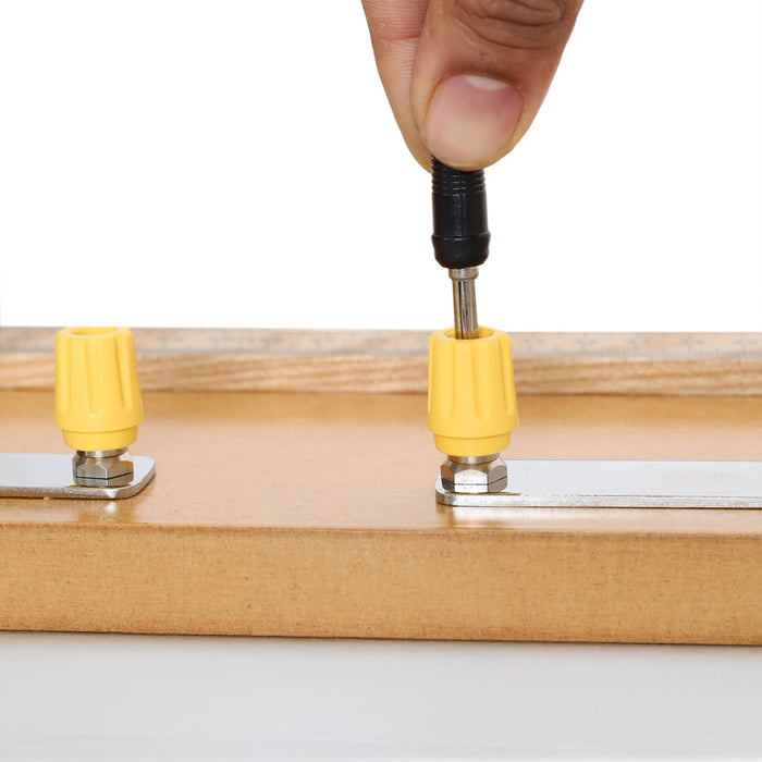 Eisco - Wheatstone Bridge One Meter Four-Gap with Brass Strips and Hardwood Base for Resistance Measurement and Physics Education