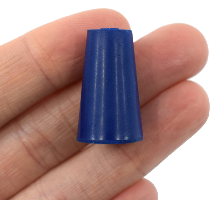 10PK Neoprene Stoppers, Solid - ASTM - Size: #000 - 8.2mm Bottom, 12.7mm Top, 21mm Length