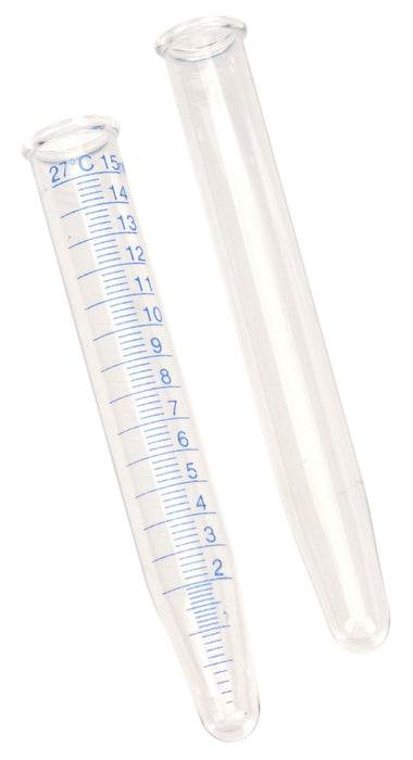Centrifuge Tube, 50ml - Conical Shape, Beaded Rim - 5.25" - Borosilicate Glass - Eisco Labs