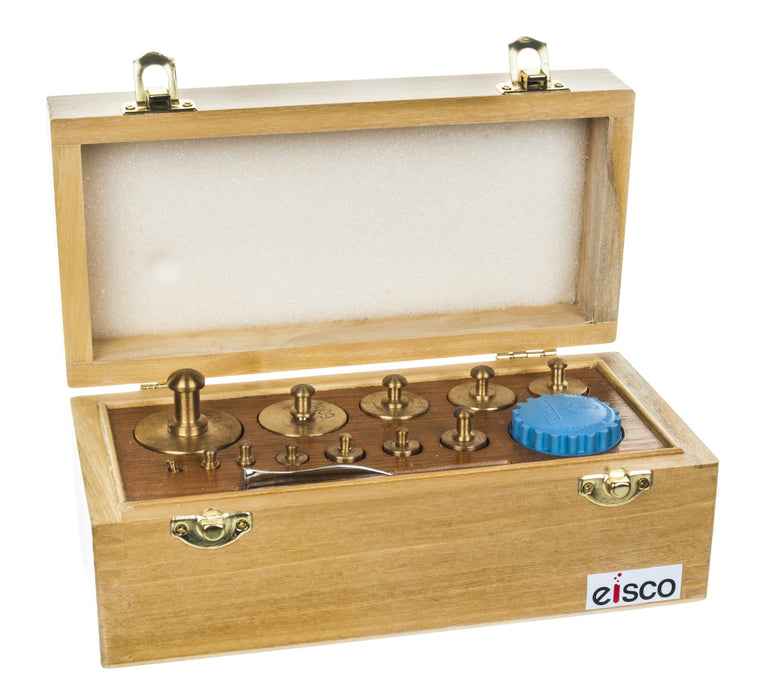 Balance Weights - AW, Polished Brass, 1mg to 500gm