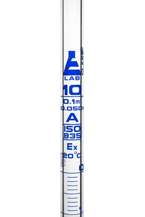 Serological Pipette, 10ml - Class A, Tolerance Â±0.050ml  - Borosilicate 3.3 Glass