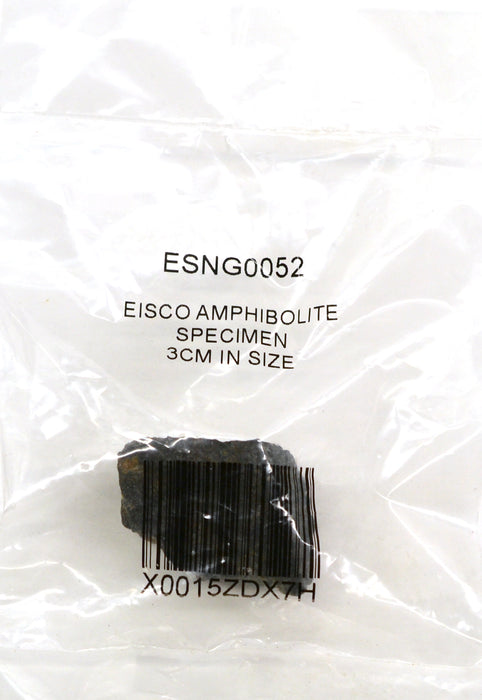 Eisco Amphibolite Specimen (Metamorphic Rock), Approx. 1" (3cm) - Pack of 12