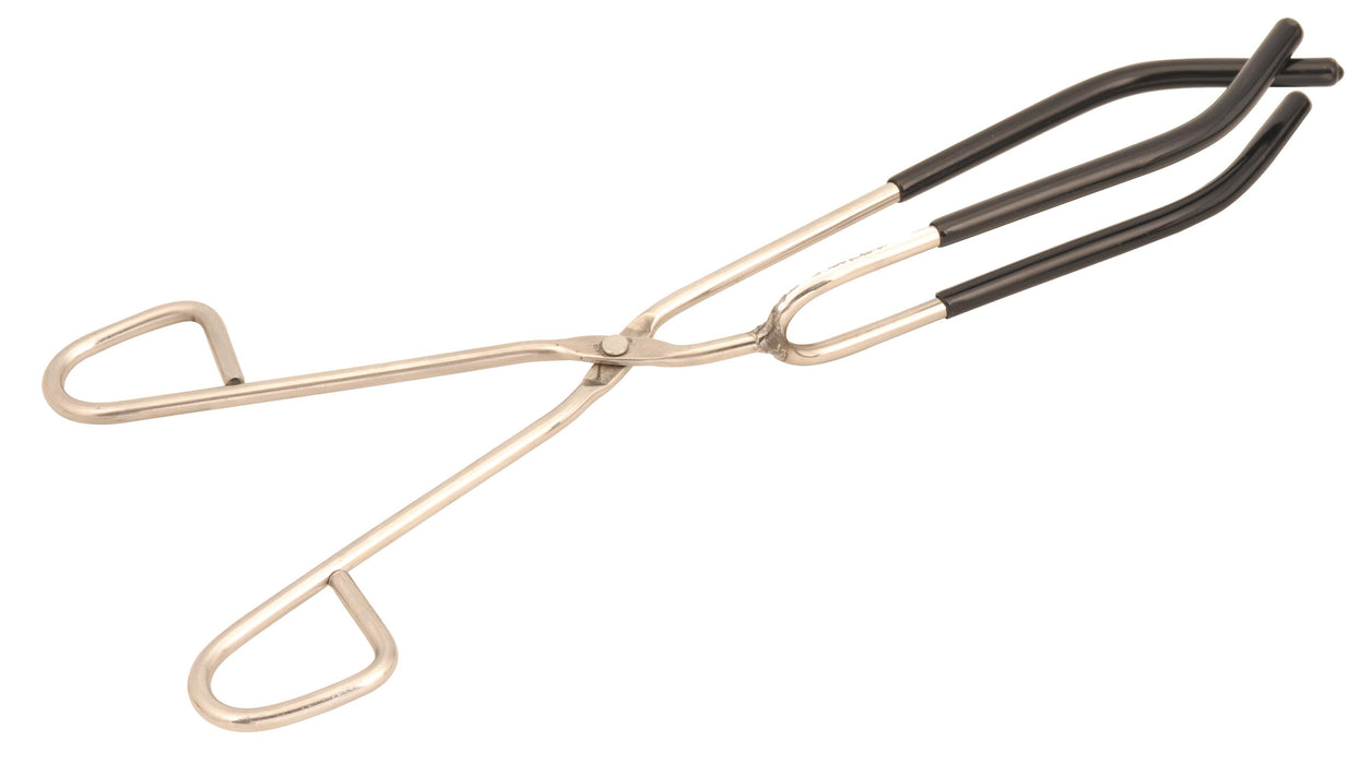 Beaker Tong, 12 Inch - Special 3 Prong for Holding Beakers & Odd Shaped Objects - Stainless Steel - For Furnace Use - Eisco Labs