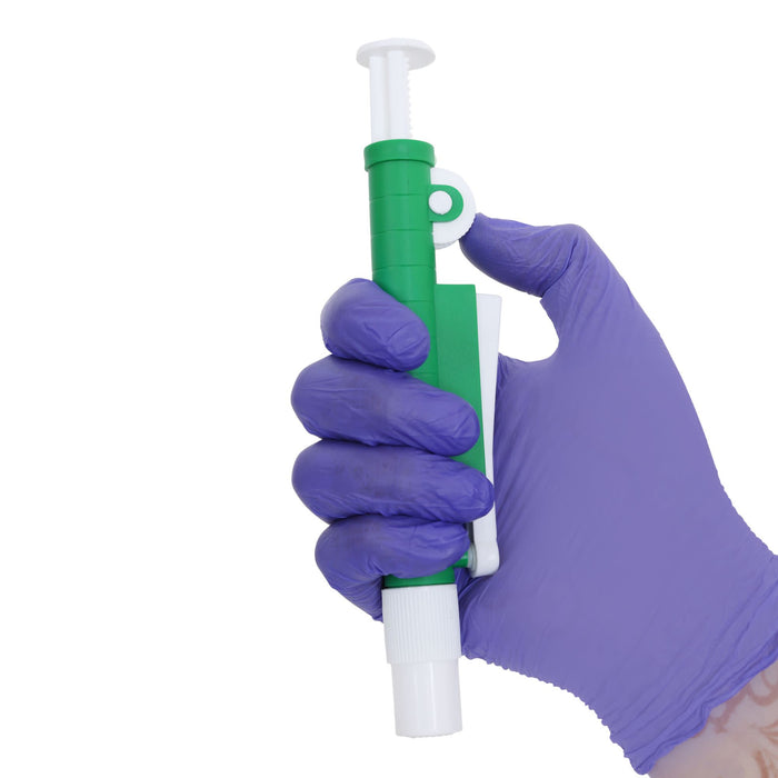 Pipette Pump, 10ml - Green Color - Precise Pipetting & Quick Emptying - Eisco Labs