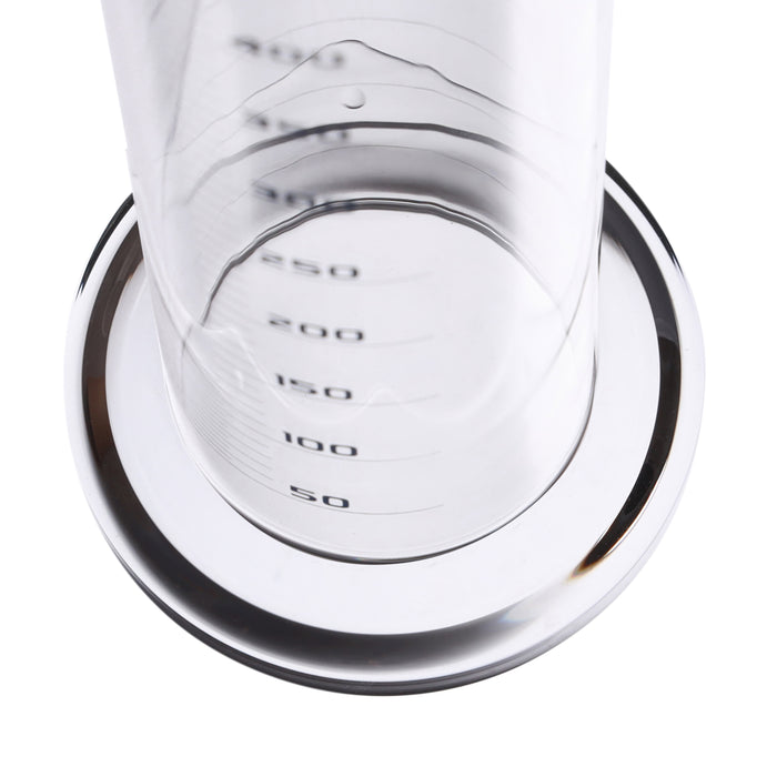 Graduated Cylinder, 500ml - Class A - Blue Graduations, Round Base