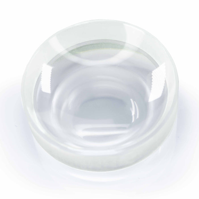 Eisco – Glass Plano-Concave Lens 50mm Diameter x 50mm Focal Length Optical Lens for Diverging Light Science and Physics Experiments