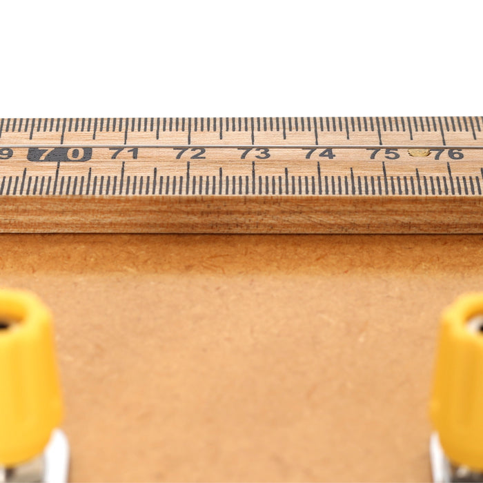 Eisco - Wheatstone Bridge One Meter Four-Gap with Brass Strips and Hardwood Base for Resistance Measurement and Physics Education