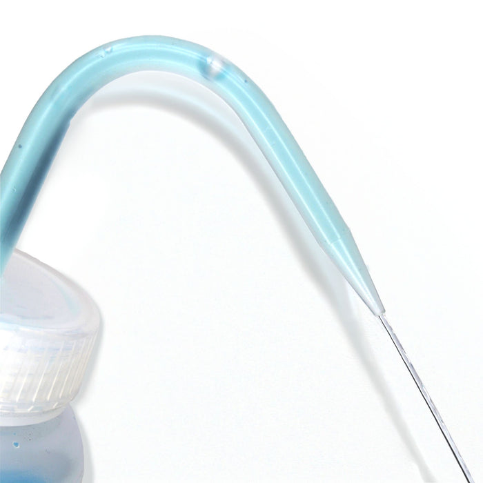 Eisco - 500 mL Wide Mouth Wash Bottle - LDPE Flexible and Durable - Leak-Proof Translucent Bottle for Liquid Dispensing, Cleaning, Rinsing, and Plant Care