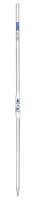 Volumetric Pipette, 5ml - Class A Tolerance, ±0.015ml - Color Coded, White
