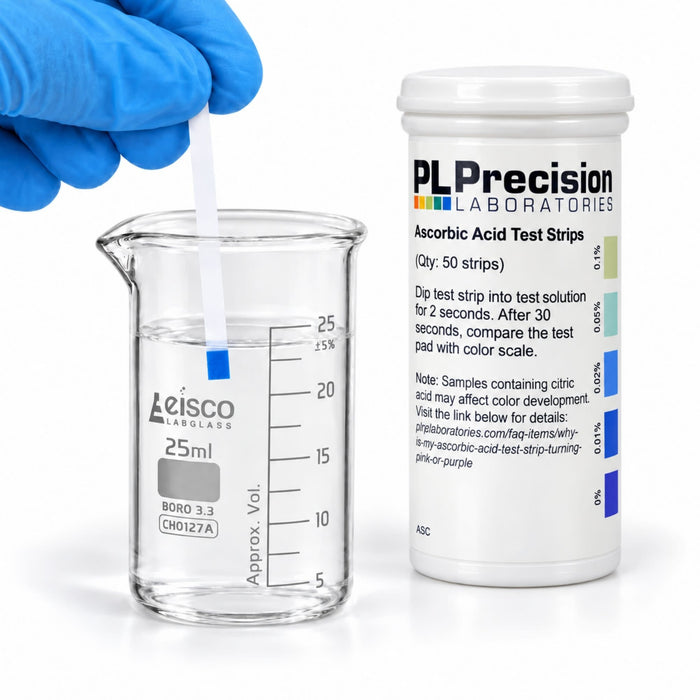 Eisco Ascorbic Acid Test Strips for Vitamin C Analysis
