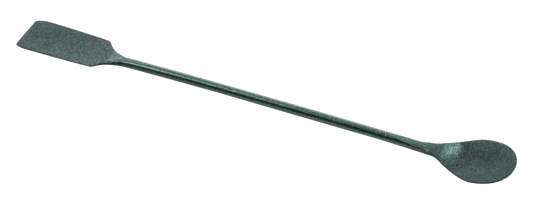 Spatula Spoon, 9" - Teflon Coated Stainless Steel - Flat End & Scoop End