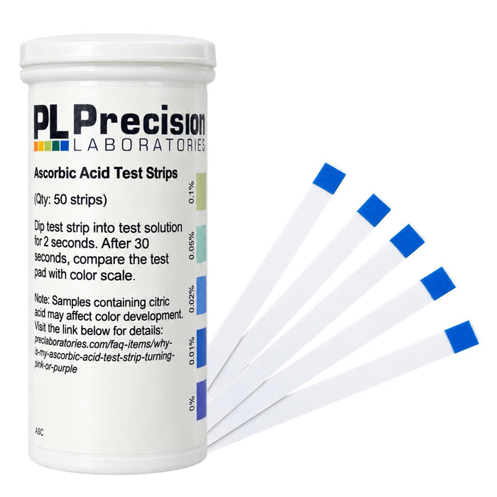 Eisco Ascorbic Acid Test Strips for Vitamin C Analysis