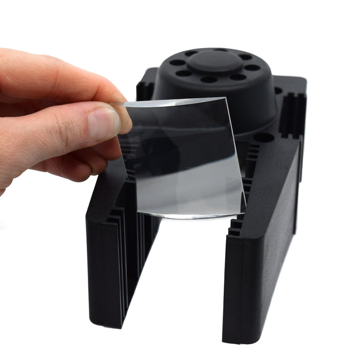 LED Ray Box, Battery Operated - Includes Slit Plates and Concave Lens - Seven Grooves for Lenses and Accessories - Eisco Labs
