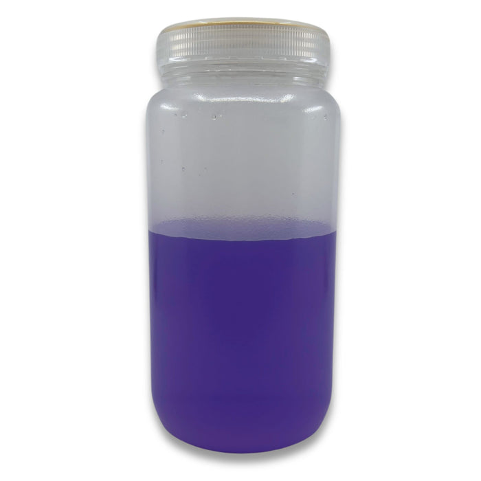 Eisco Labs - 2000mL Polypropylene Wide Neck Reagent Bottle - Durable and Leak-Proof, Plastic Bottles, Empty Bottles, Sample Bottles, Plastic Bottle, Polypropylene Container, Chemical Bottle