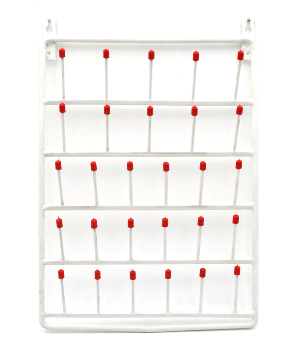 28 Peg Wall Mounted Laboratory Draining Rack - Eisco Labs