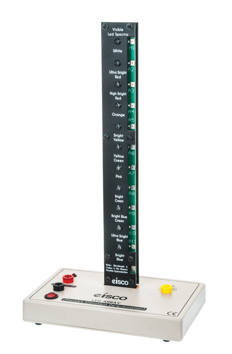 Eisco Labs LED Array For Determining Planck's Constant And Color/Wave Length Studies, 11 LED's