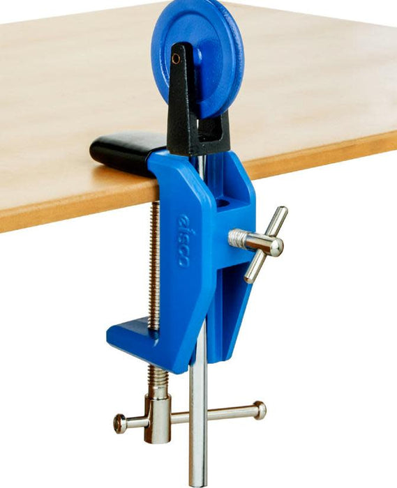 Heavy Duty Table Clamp - Vinyl Coated Grip - Rod/Pulley Holder