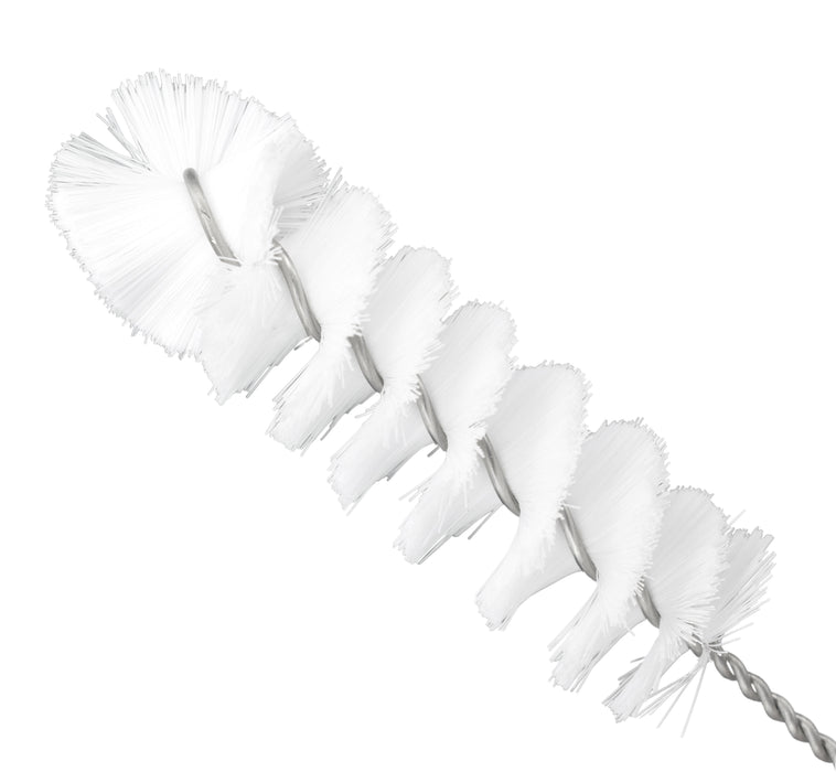 Nylon Cleaning Brush, 9.25" - Fan Shaped End - 0.5" Diameter