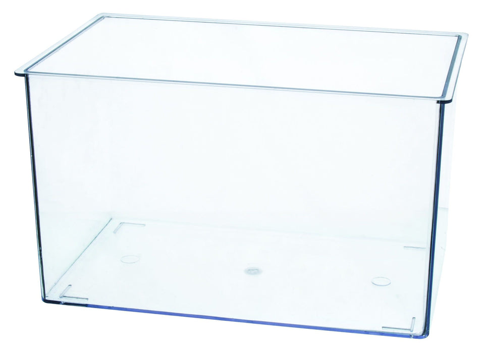 Eisco Labs - Aquarium Tank - Large 1.75 Gallon Molded Plastic Terrarium, Clear Polycarbonate Fish Tank or Insect Habitat with UV Protectant - 10.25" x 6.5" x 6.25"