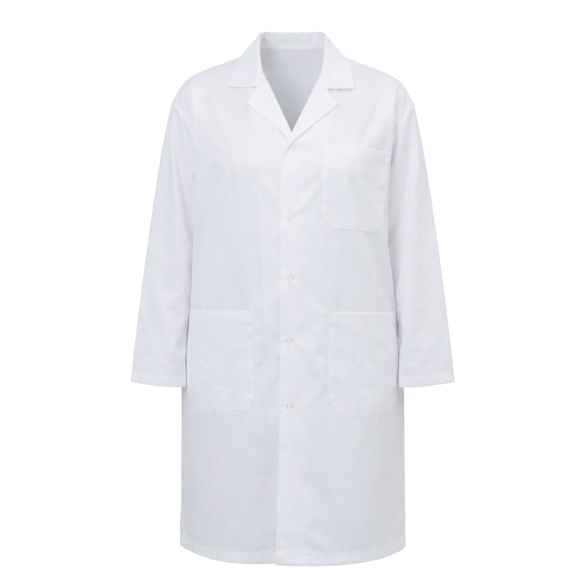 Eisco Adult Medium Professional Grade Poly-Cotton Lab Coat – Durable S ...