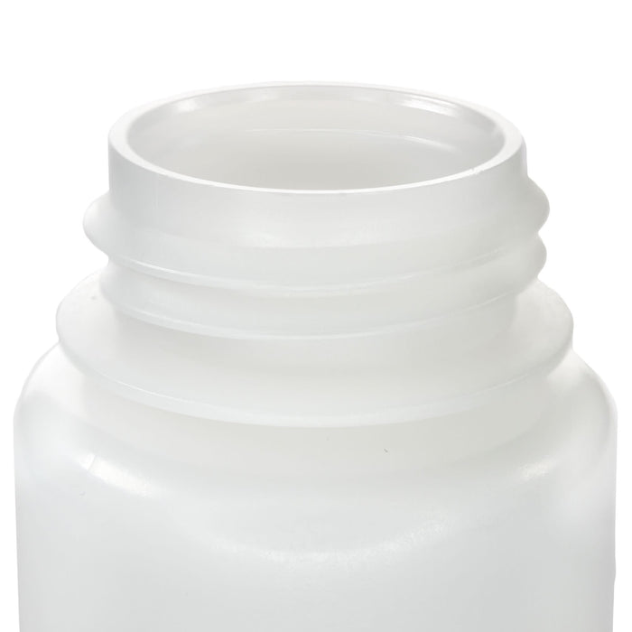 Eisco - 125mL Wide Mouth HDPE Reagent Bottles with Polypropylene Caps, Non-Sterile, Pack of 12, Translucent Leakproof Laboratory Containers, -100 to 120°C Temperature Range