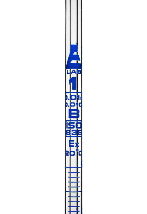 Serological Pipette, 1ml - Class B, Tolerance Â±0.010ml - Borosilicate 3.3 Glass
